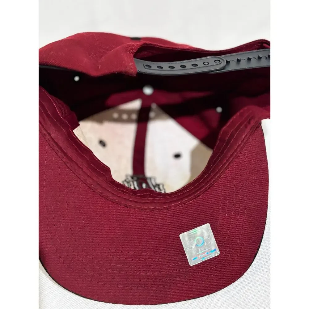 Leaders L.O.G.A. Mens‎ Trucker hat Cap Maroon New Grindtime Skater Snowboard y2k